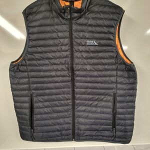 Eddie Bauer 650 Down Vest Men’s XL Lightweight Puffer Gray NWT